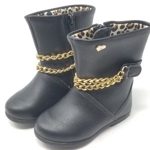 PAMPILI Baby Girl Black Boots